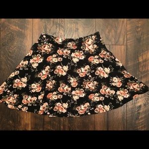Cotton floral Skater skirt